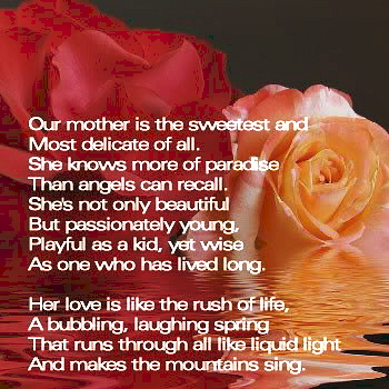 short happy mothers day poems. MOTHERS DAY QUOTATIONS