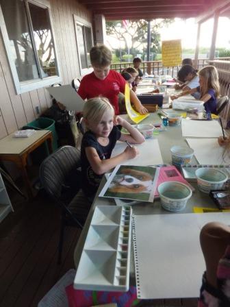 Amakihi Bird with Mamane Blossoms giclee fine art reproduction