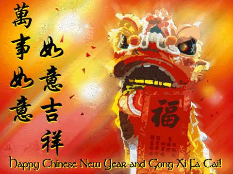 HAPPY CHINESE NEW YEAR DRAGON
