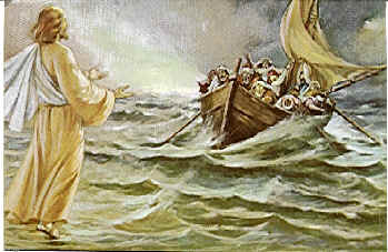 JESUS CALMS THE SEA PAINTINGS III