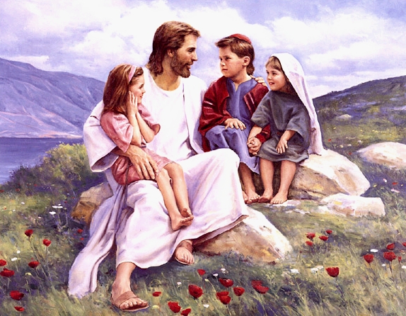 JESUS BLESSES THE CHILDREN II