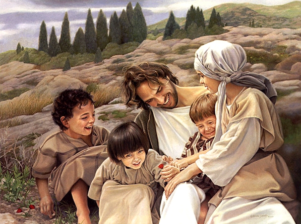 JESUS WITH CHILDREN PICTURES OF JESUS ART II